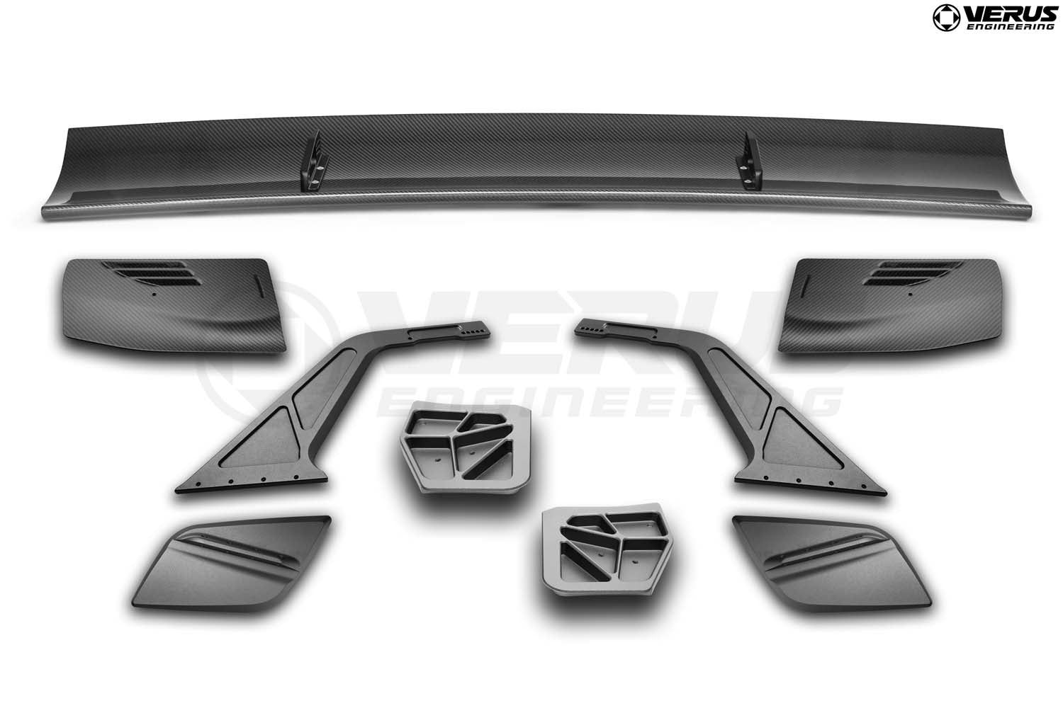 Verus C8/Z06 Swan Neck UCW Rear Wing Kit