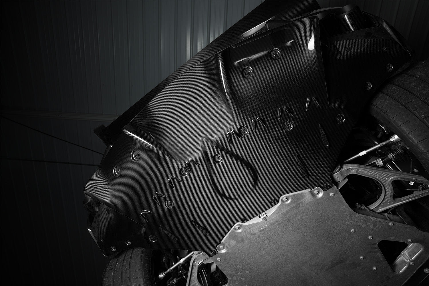 Verus C8 Carbon Rear Diffuser