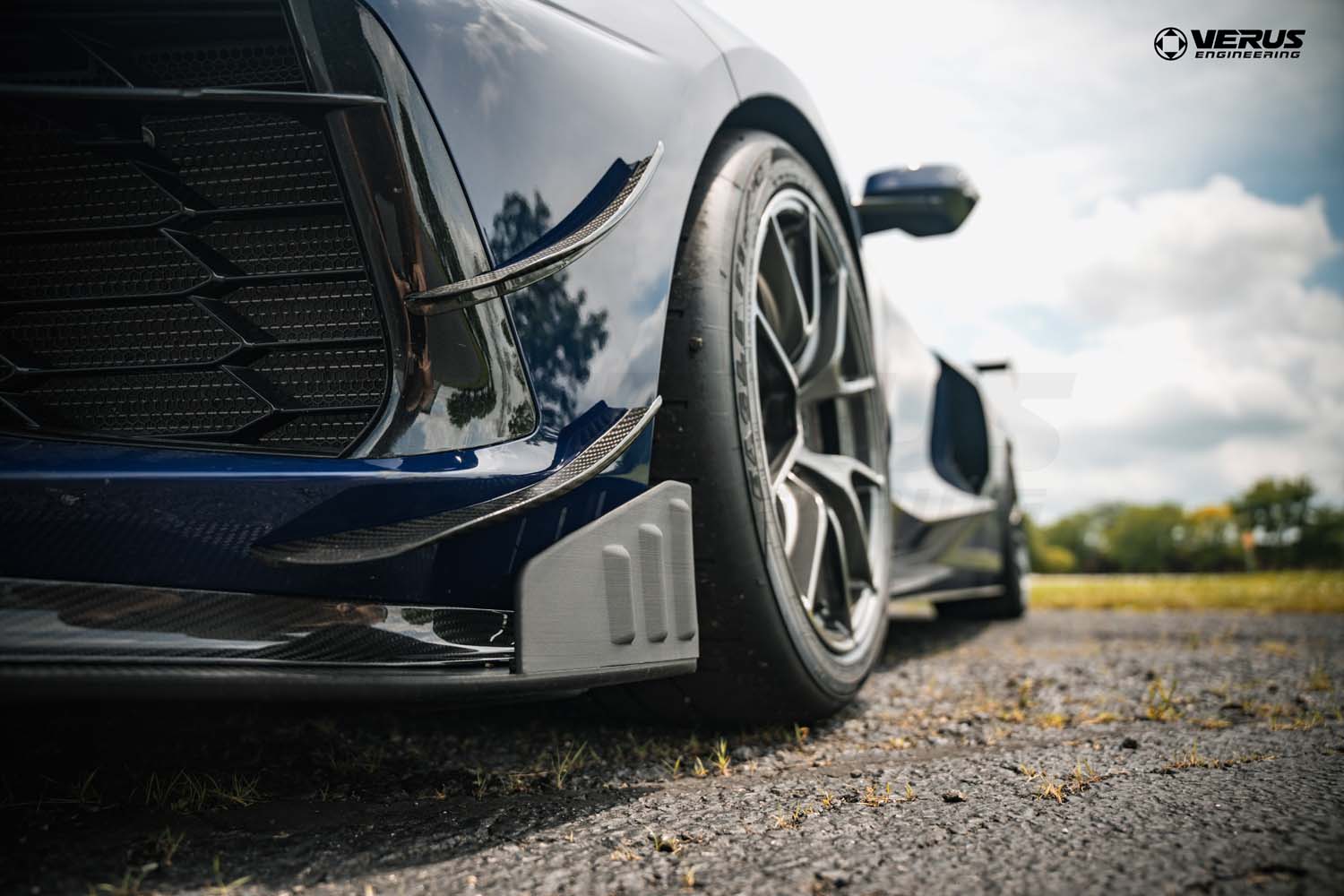 Verus C8 Front Splitter Endplates