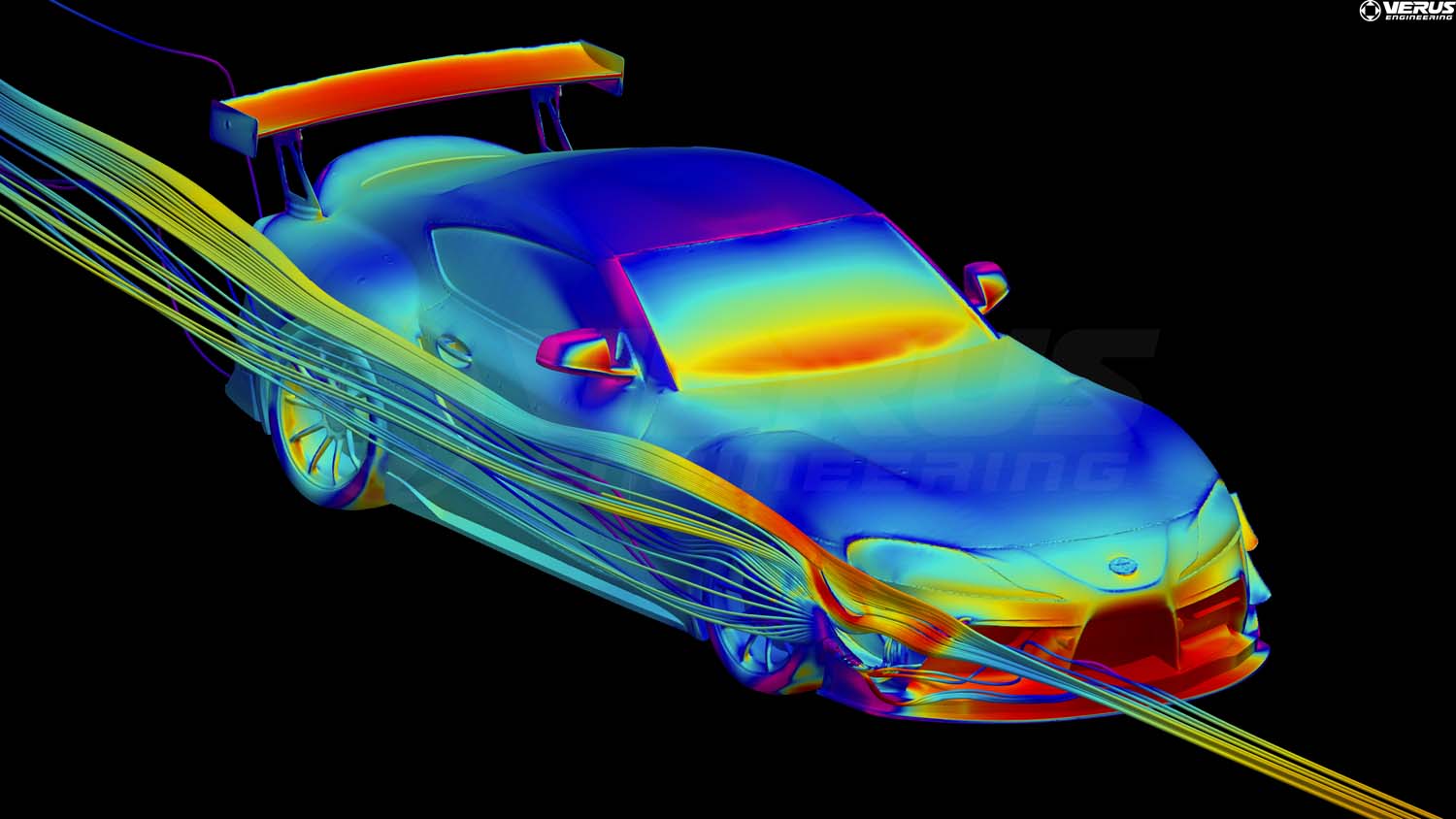 Verus A90 Supra Front Splitter Endplates