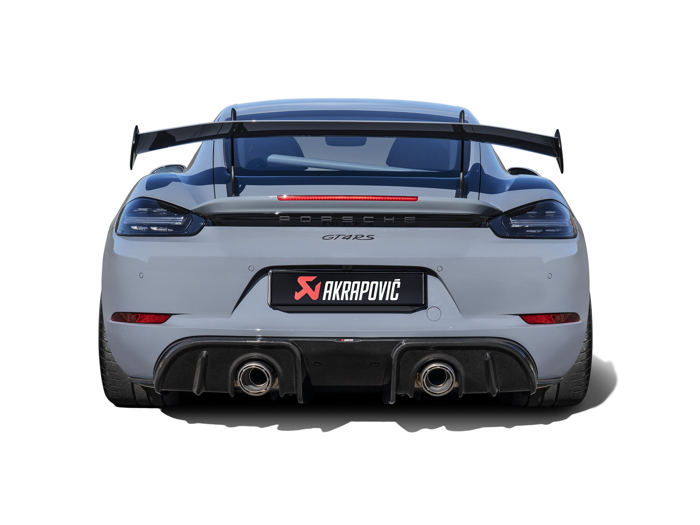 Akrapovic 718 GT4 RS Rear Carbon Diffuser (Matte or Gloss)