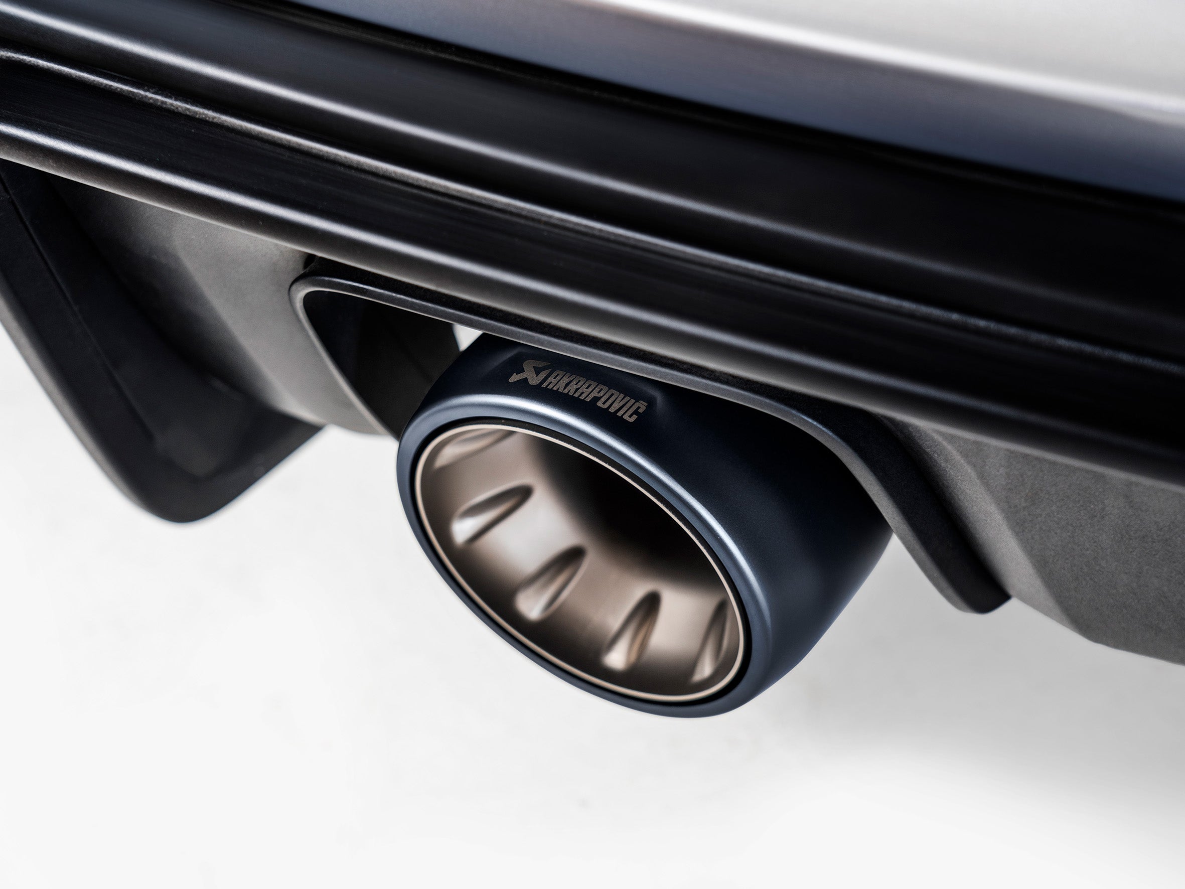 Akrapovic 718 GT4 Tail Pipe Set (Black or Titanium)