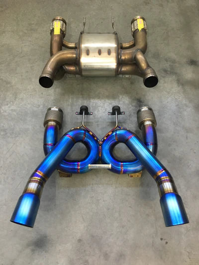 Unobtanium 720S Titanium Cat Back X-Pipe Exhaust