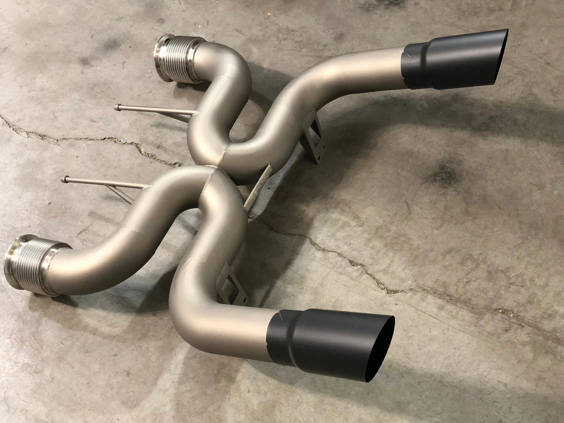 Unobtanium 720S Titanium Cat Back X-Pipe Exhaust