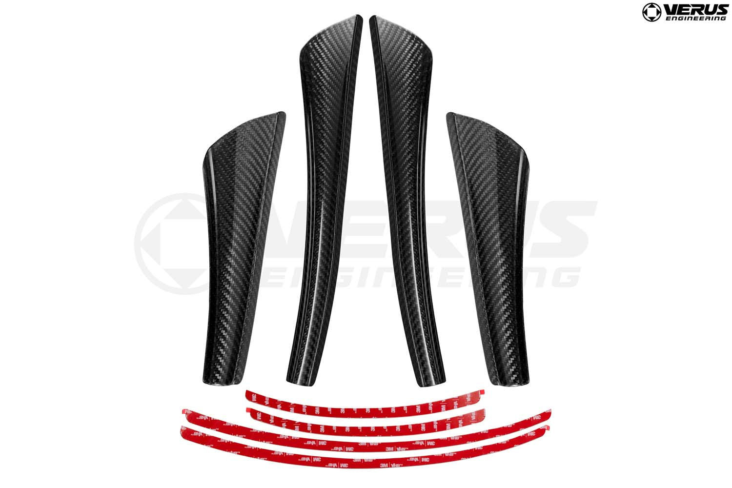 Verus Carbon Dive Plane Kit, Dual Element - 718 GT4