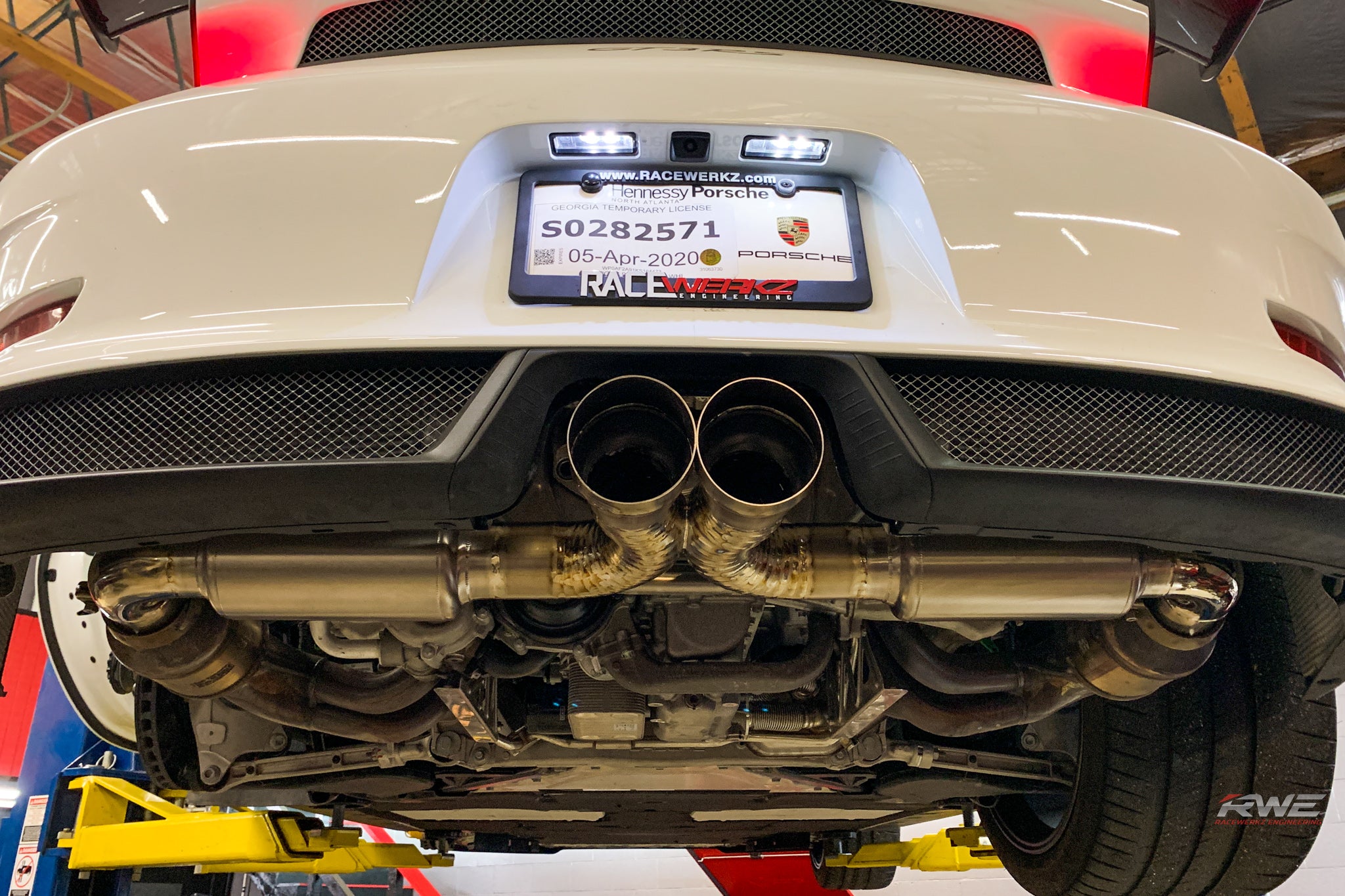 RWE 991 GT3/GT3RS Titanium Catback Exhaust