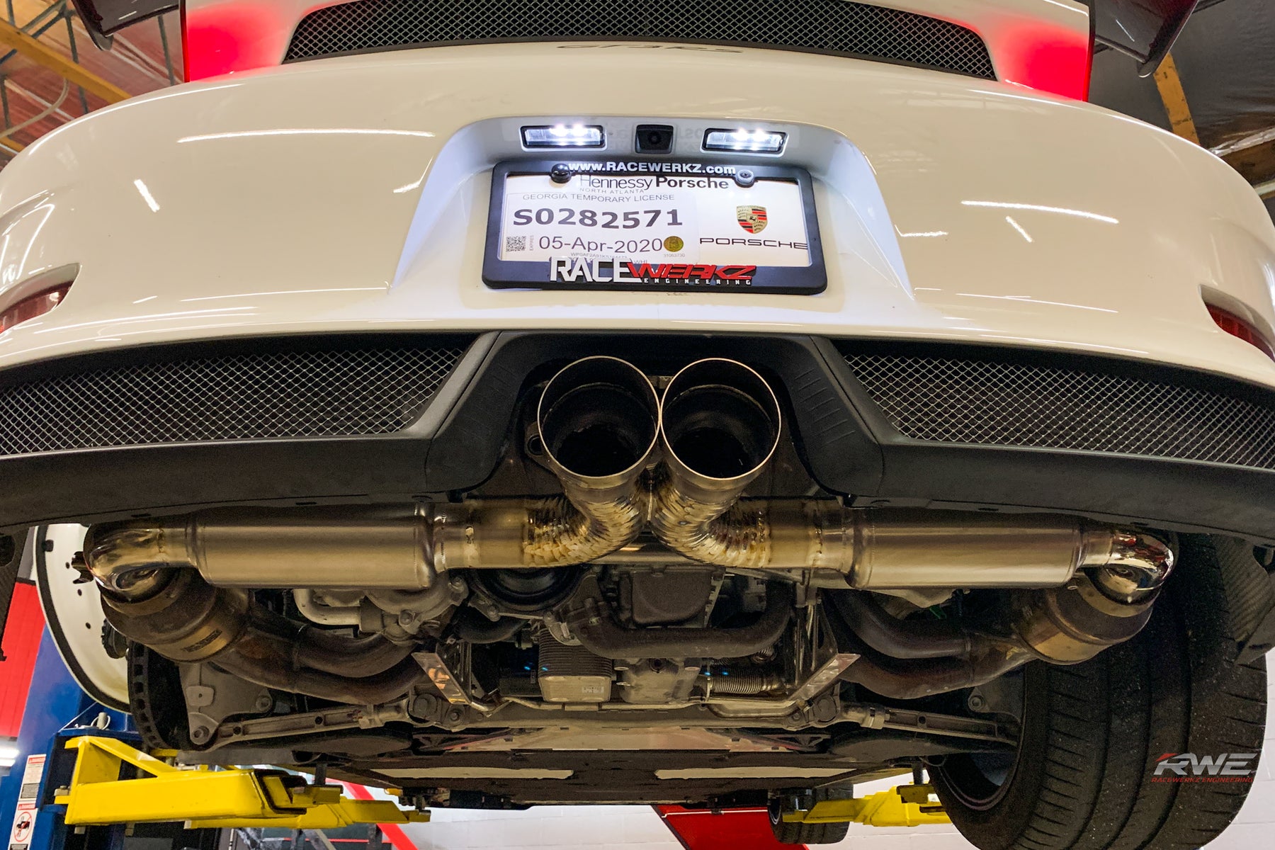 RWE 997/991 GT3/GT3RS Titanium Catback Exhaust