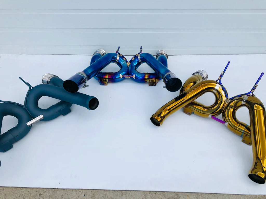 Unobtanium McLaren 720S Titanium Cat Back X-Pipe Exhaust | RWE
