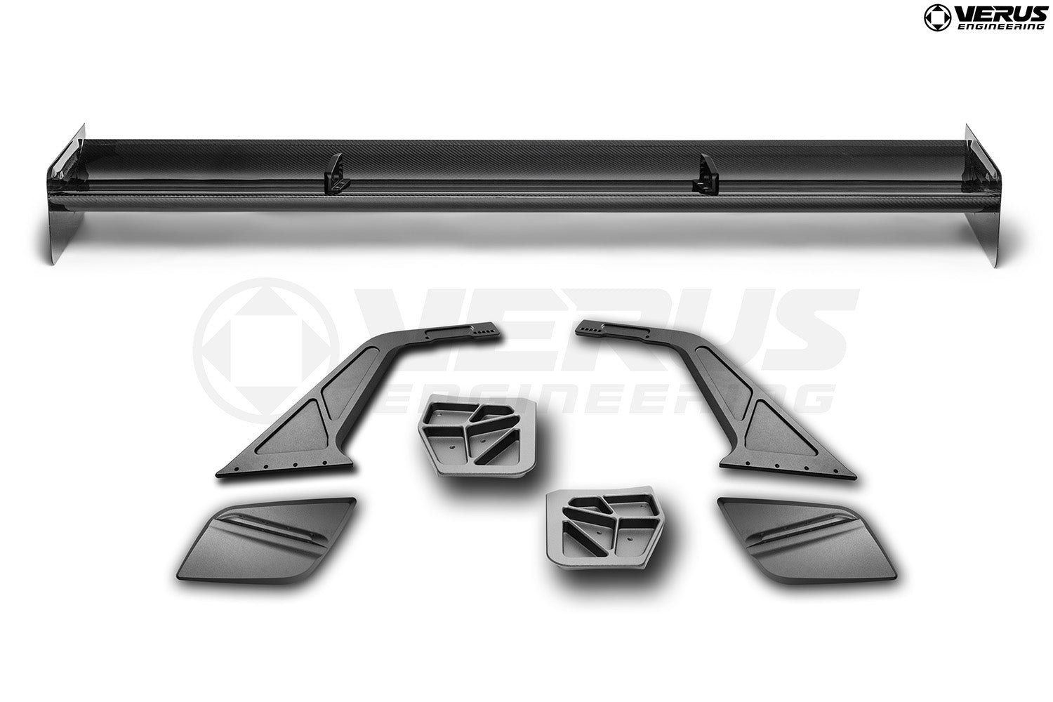Verus C8/Z06 Swan Neck V1X Rear Wing Kit