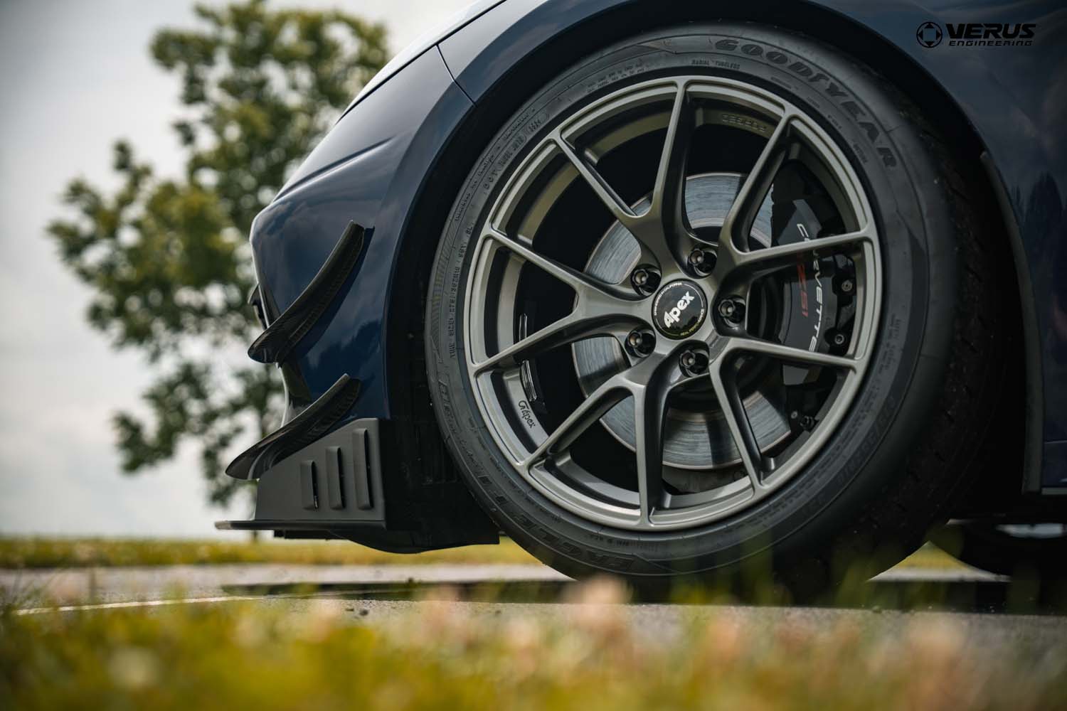 Verus C8 Front Splitter Endplates