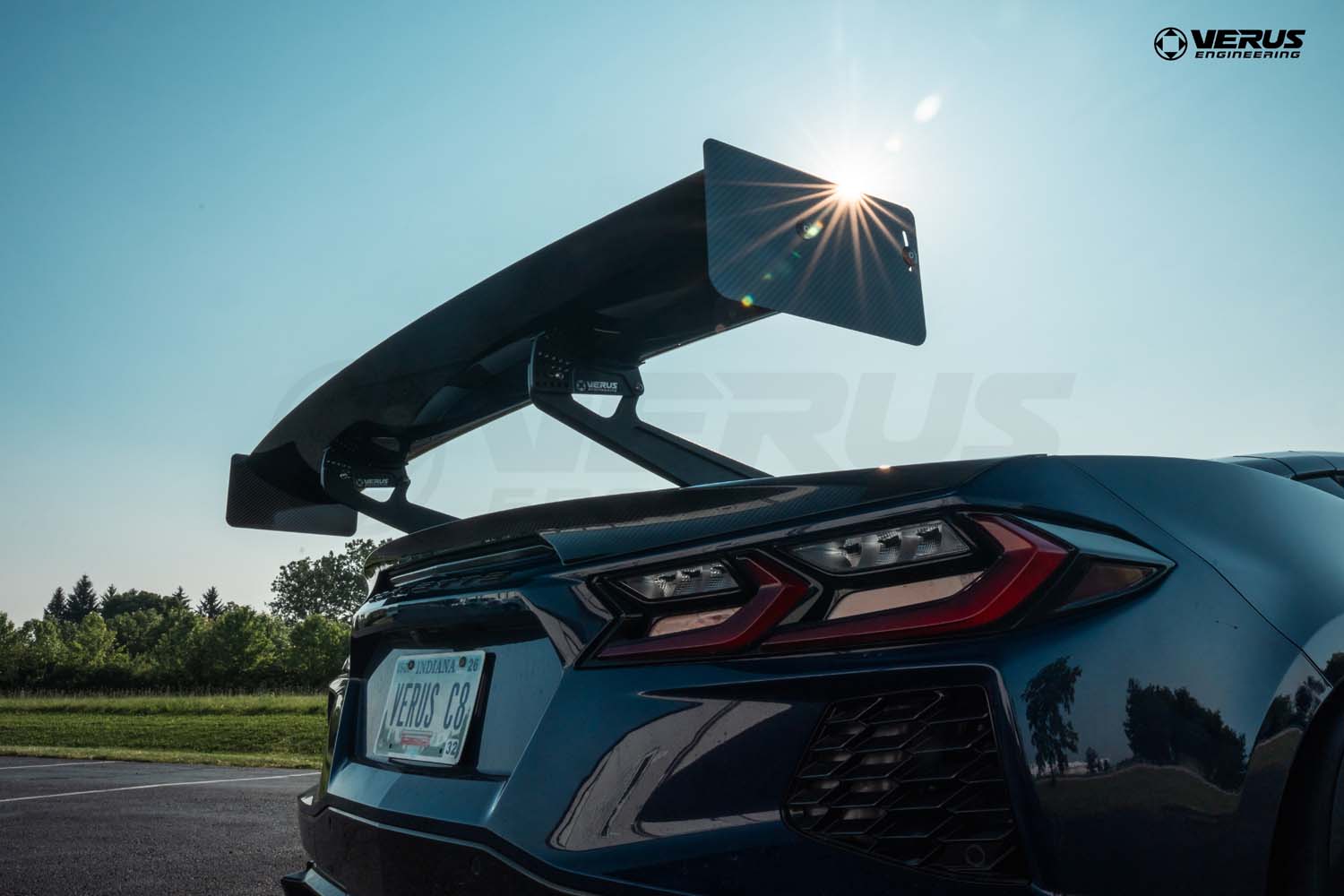 Verus C8/Z06 Bottom Mount UCW Rear Wing Kit