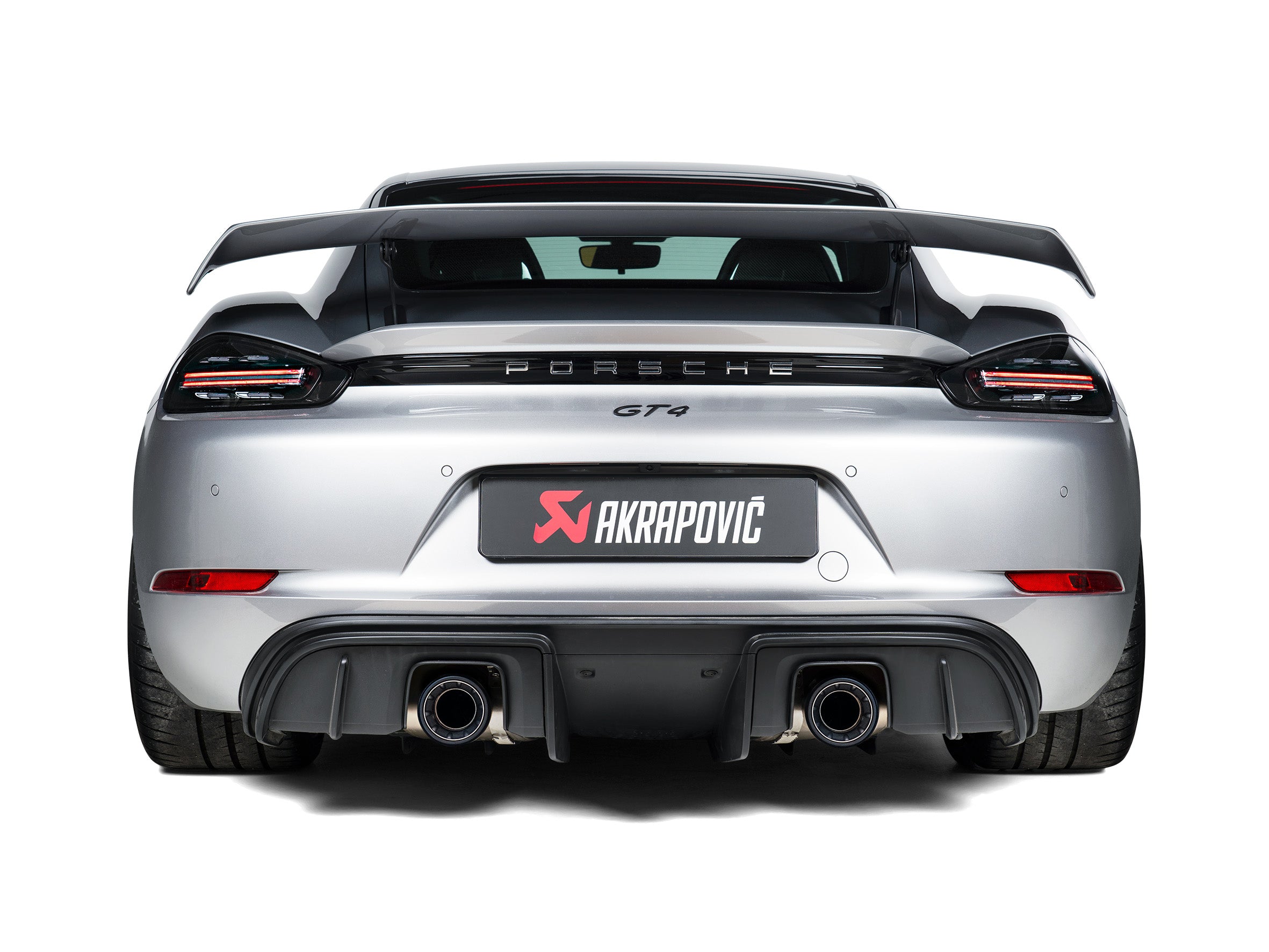 Akrapovic 718 GT4 Slip-On Race Exhaust