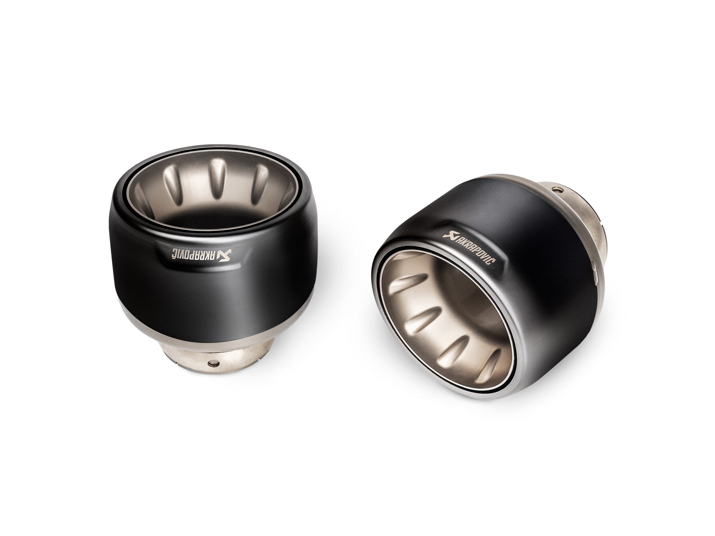 Akrapovic 718 GT4 Tail Pipe Set (Black or Titanium)
