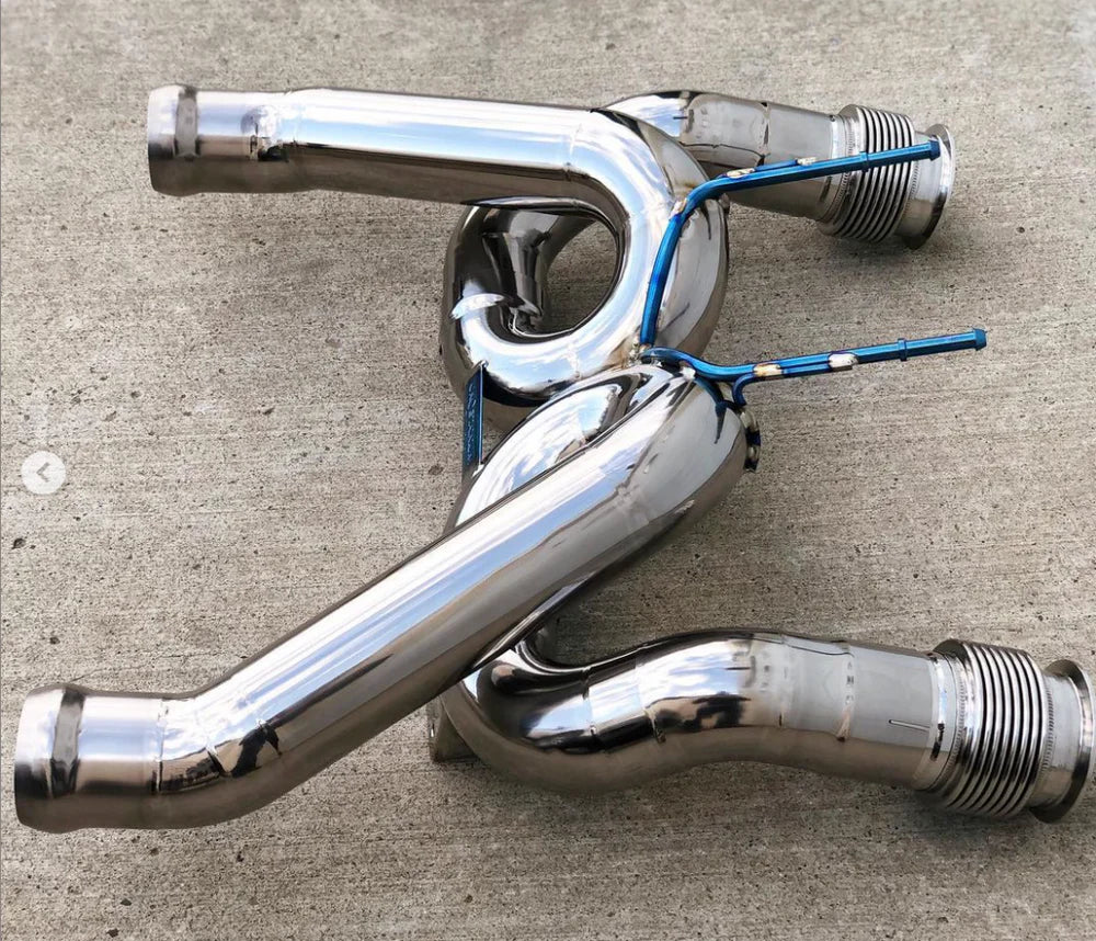 Unobtanium 720S Titanium Cat Back X-Pipe Exhaust