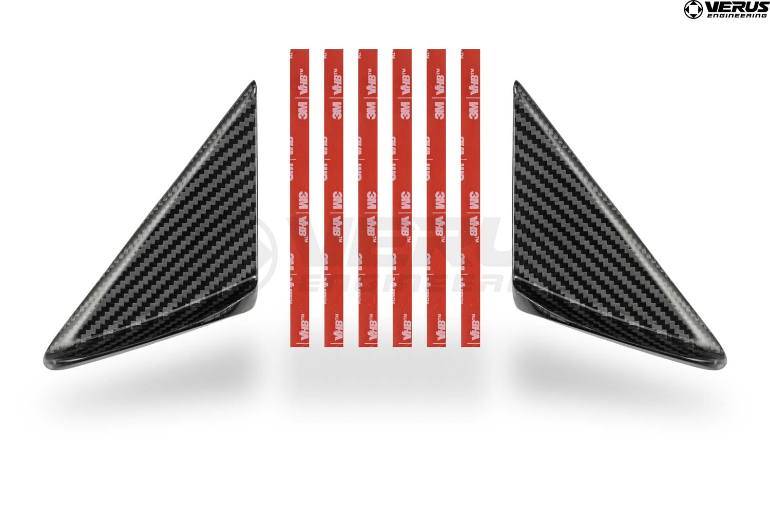 Verus Carbon Anti-Buffeting Wind Deflectors - 991 GT3 / RS