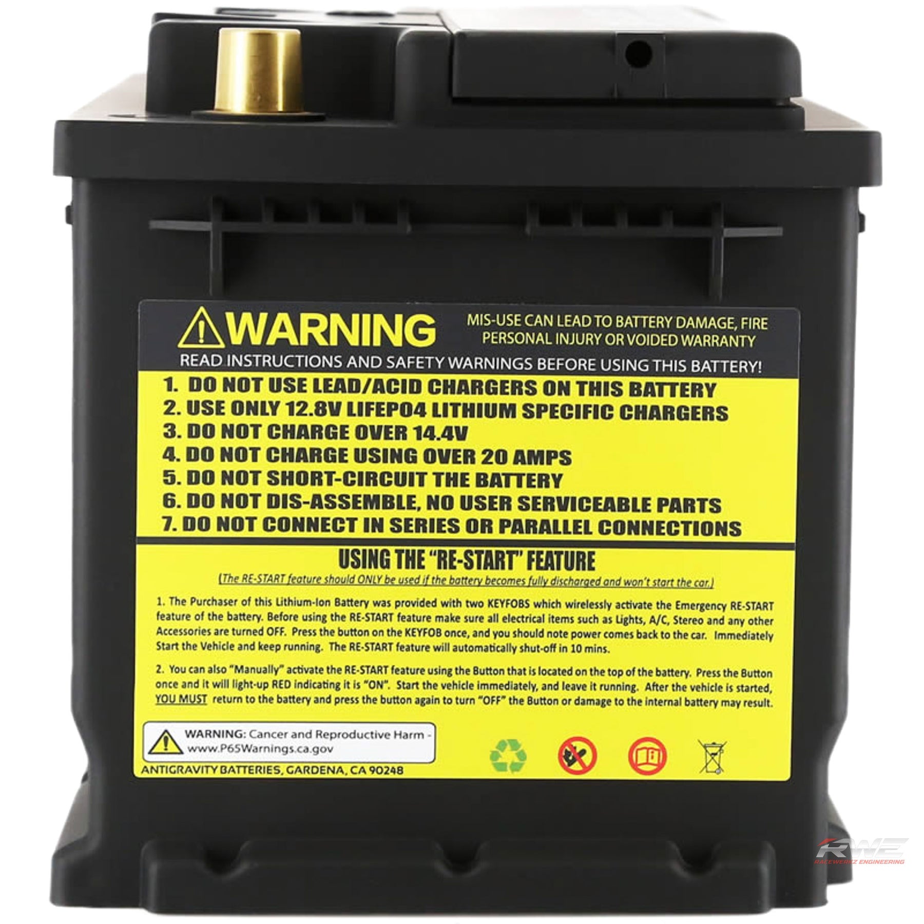 AntiGravity Battery H6 Lithium OE Replacement Battery