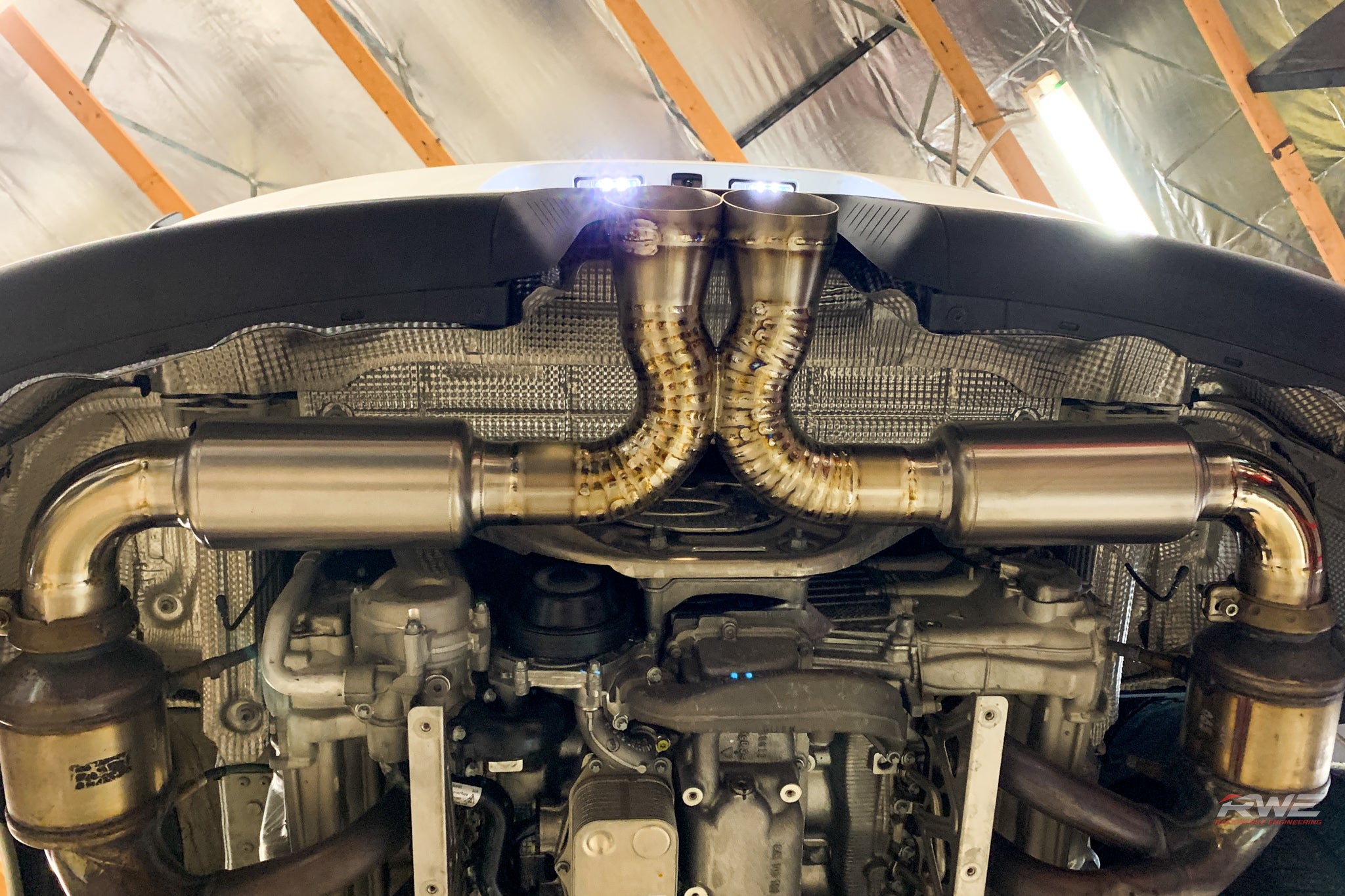 RWE 991 GT3/GT3RS Titanium Catback Exhaust